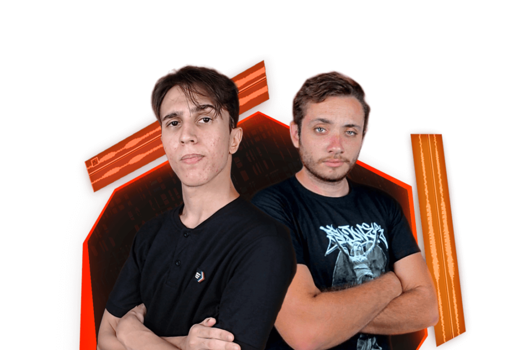 Breno e Emanoel - curso de produção audiovisual Lowzs